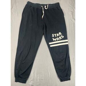 Star Wars Jogger Sweatpants Black XL Graphic Lounge Pants Disney